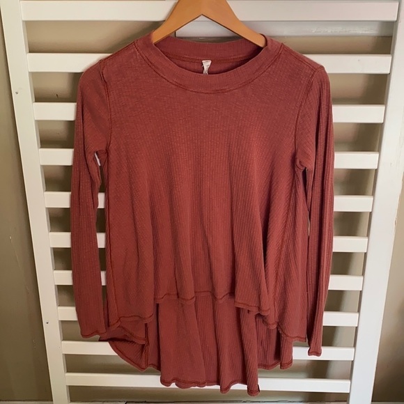 LULULEMON Rustic Clay "Dare to Drape" Long Sleeve Top Size XXS - Picture 1 of 13